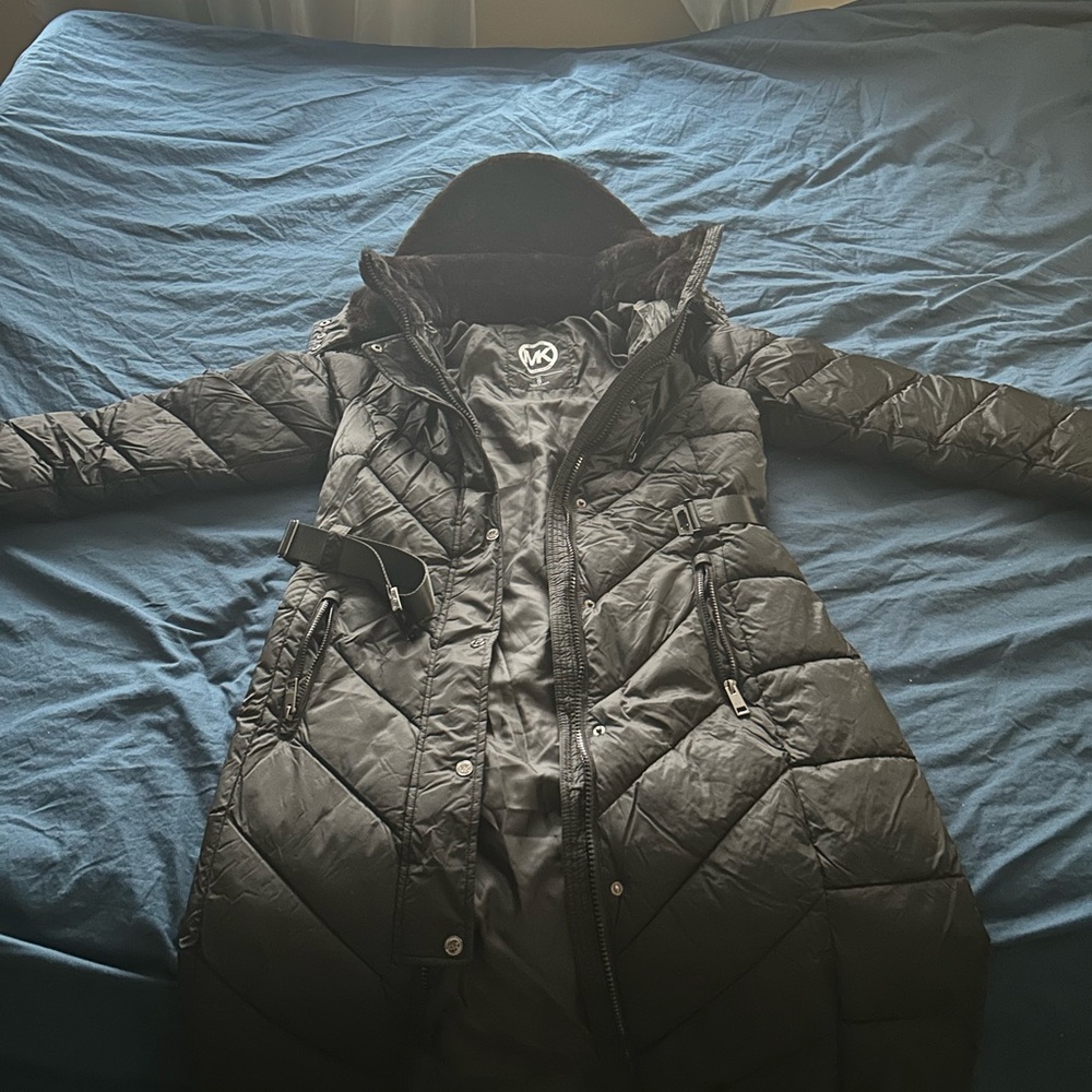 Michael Kors Black Puffer Coat